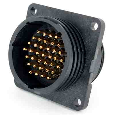 Panel Mounted Receptacle 37 x Pin