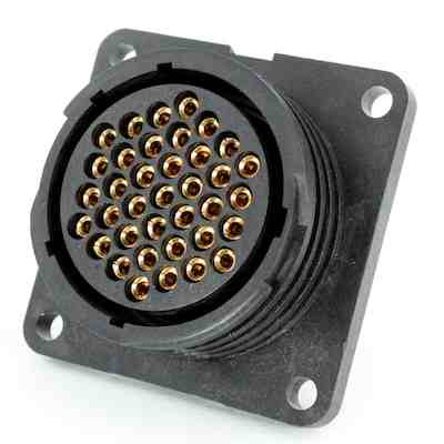 Panel Mounted Receptacle 37 x Socket